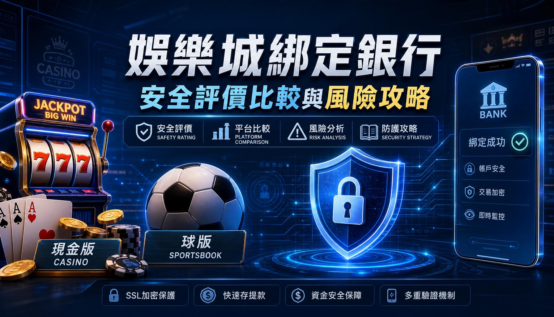 娛樂城綁定銀行安全評價比較與風險攻略