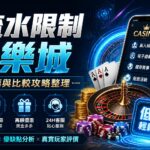 低流水限制娛樂城評價推薦與比較攻略整理