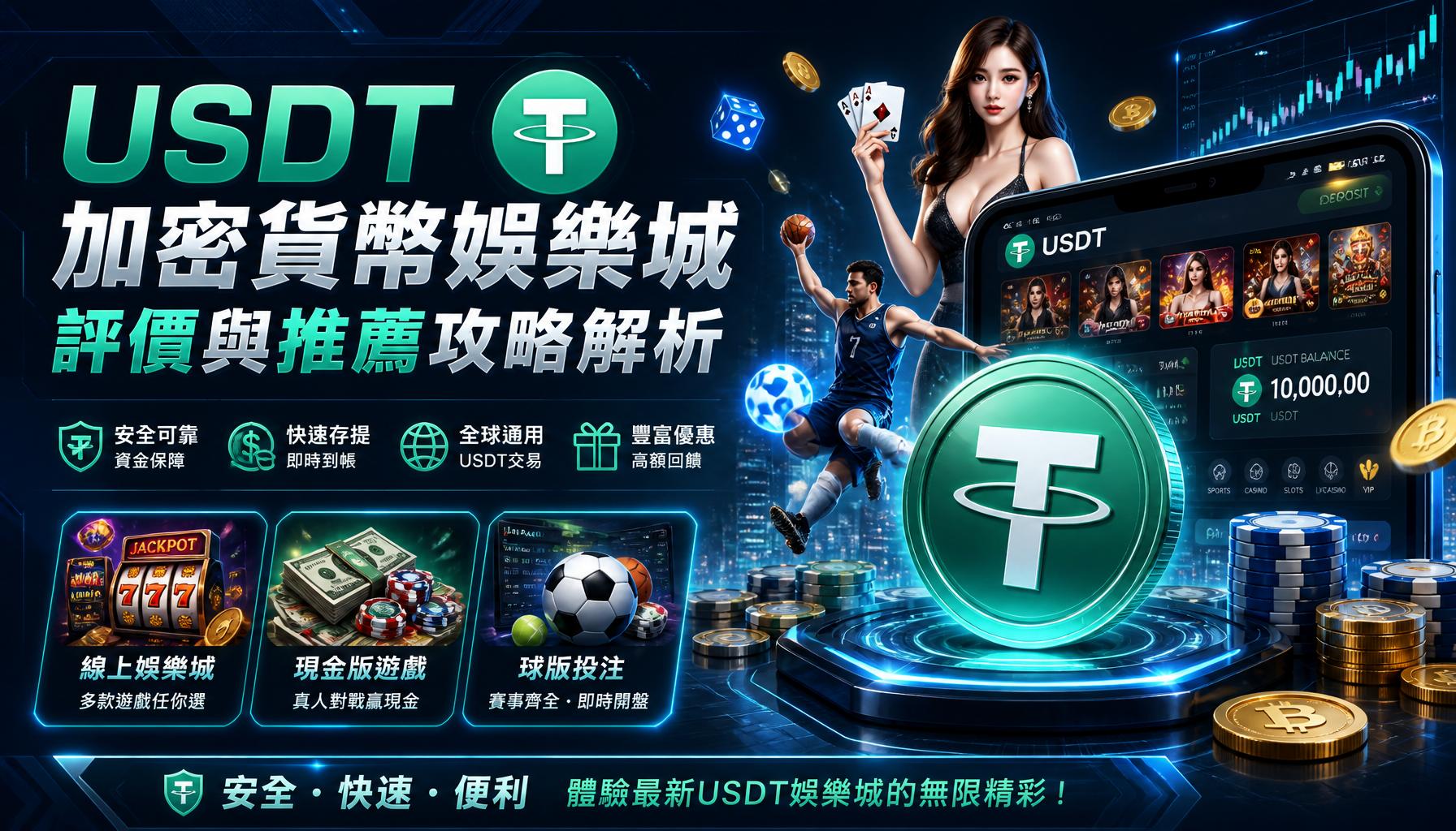 USDT加密貨幣娛樂城評價與推薦攻略解析